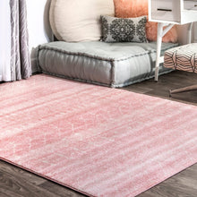 Trellis Pink Soft Area Rugs