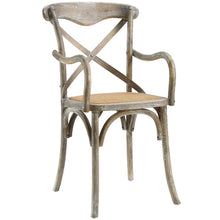 The Gray Barn Trails End Elm and Rattan Dining Chair