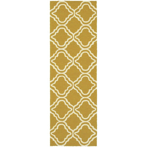 Atrium Scallop Trellis Hand-Hooked Indoor/ Outdoor Area Rug