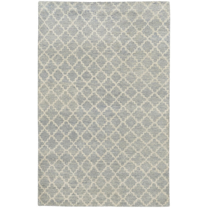 Maddox Hand-made Wool Trellis Soft Area Rug