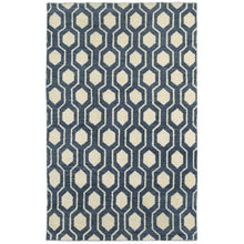 Maddox Geometric Odgee Trellis Hand-made Wool Soft Area Rug