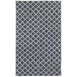 Maddox Hand-made Wool Trellis Soft Area Rug