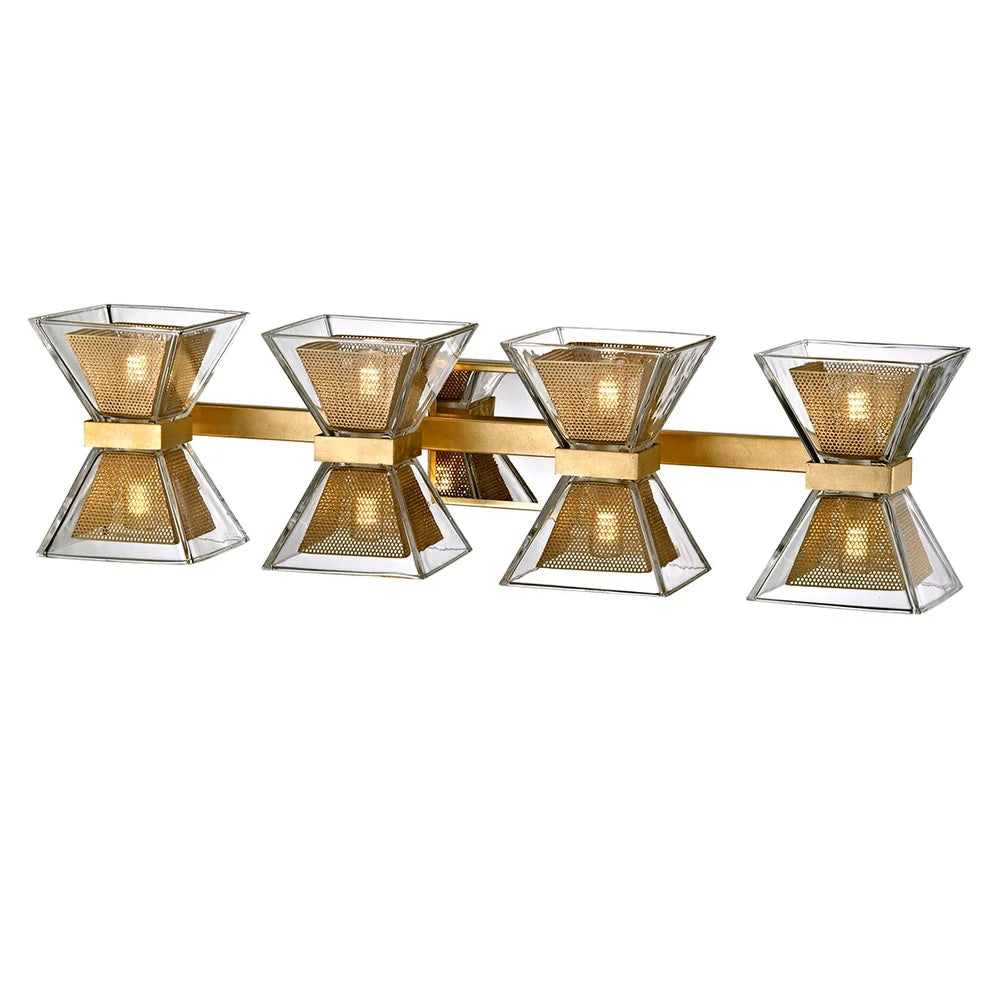 Troy Lighting Expression 8-light Gold Leaf LED Bath/Wall Sconce