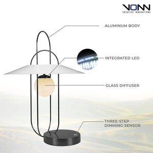 VONN Lighting Lyra 24-inch Integrated LED Table Lamp
