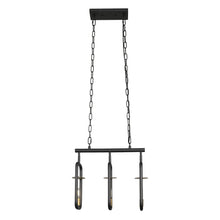 Bar None 3-light Aged Gold and Rustic Bronze Linear Pendant