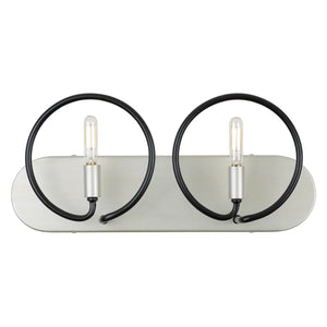 Varaluz Circulo 2-light Silverado, Black Bath/ Vanity