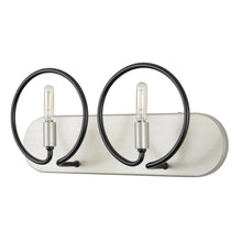 Varaluz Circulo 2-light Silverado, Black Bath/ Vanity