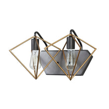 Varaluz Metropolis 2-light Antique Gold/ Rustic Bronze Bath Fixture