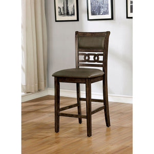 Venetian Worldwide Flick 2 Piece Walnut & Warm Gray Counter Ht. Chairs