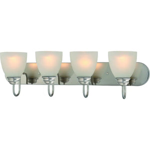 Volume Lighting Mari 4-Light Indoor Brushed Nickel Bath Vanity