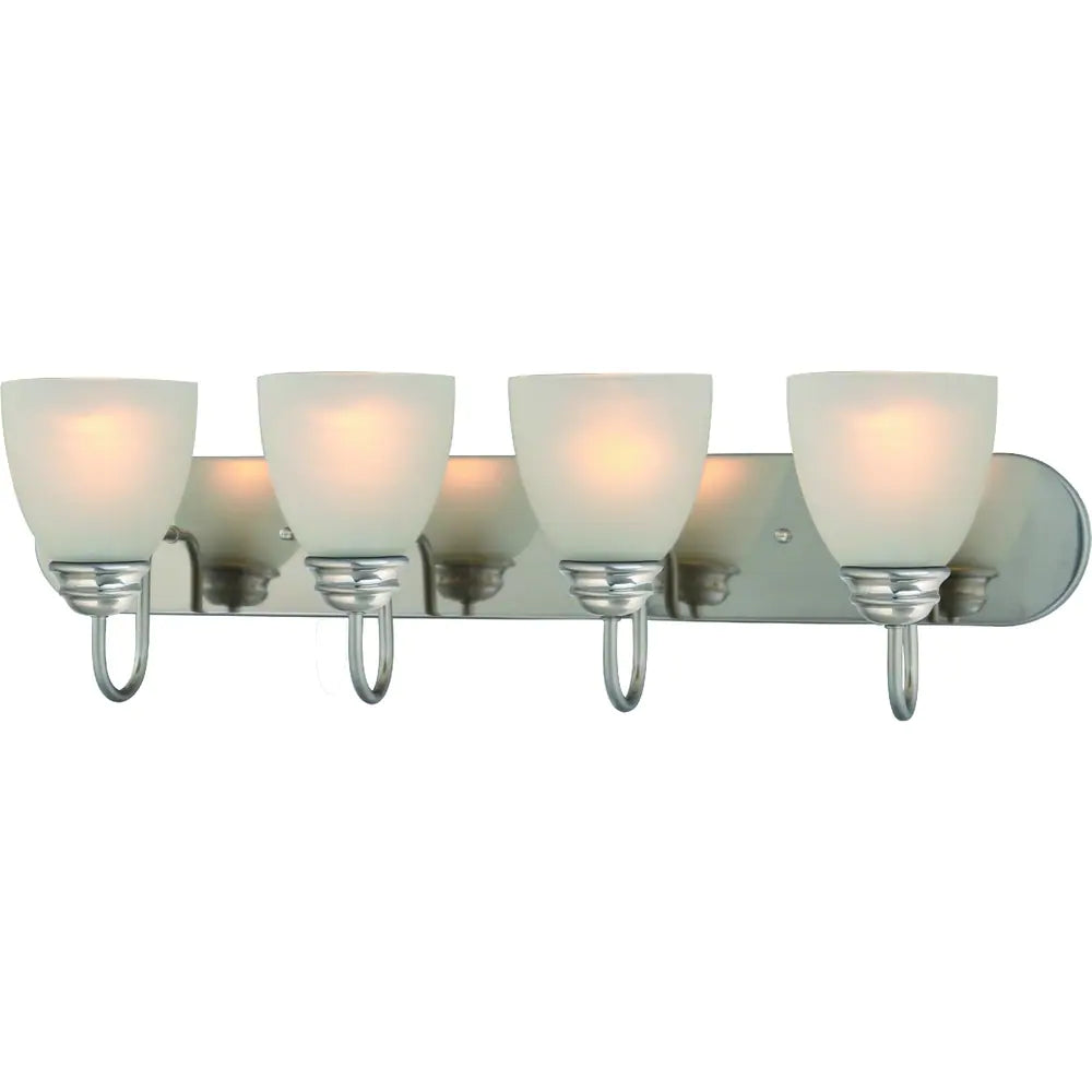 Volume Lighting Mari 4-Light Indoor Brushed Nickel Bath Vanity