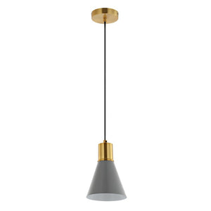 Watts Mid-Century Modern Iron LED Pendant, by JONATHAN Y