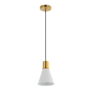 Watts Mid-Century Modern Iron LED Pendant, by JONATHAN Y