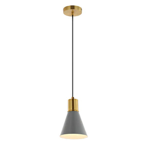 Watts Mid-Century Modern Iron LED Pendant, by JONATHAN Y