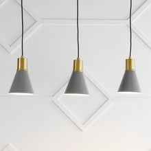 Watts Mid-Century Modern Iron LED Pendant, by JONATHAN Y