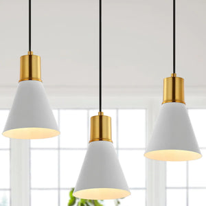 Watts Mid-Century Modern Iron LED Pendant, by JONATHAN Y