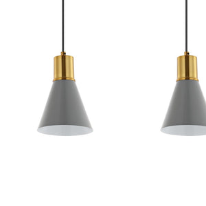 Watts Mid-Century Modern Iron LED Pendant, by JONATHAN Y