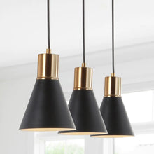 Watts Mid-Century Modern Iron LED Pendant, by JONATHAN Y