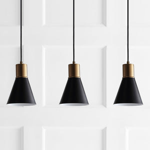 Watts Mid-Century Modern Iron LED Pendant, by JONATHAN Y