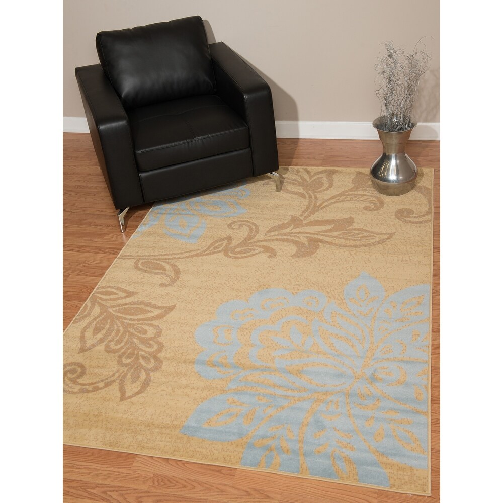 Westfield Home Montclaire Gianna Floral Soft Area Rug