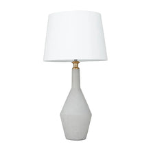 White Cement Modern Accent Lamp - 16 x 16 x 30