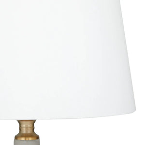 White Cement Modern Accent Lamp - 16 x 16 x 30