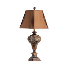 Wingate Brushed Umber 32" Resin Table Lamp - 32"H x 15"Sq