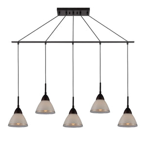 Woodbridge Lighting Lucia 5-light Linear Pendant