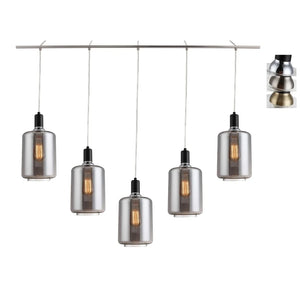 Woodbridge Lighting Blake 5-light Linear Pendant w/ ST64 Bulb