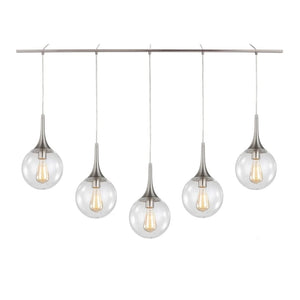 Woodbridge Lighting Alicia 5-light Linear Pendant w/ ST64 Bulb