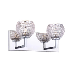 Woodbridge Lighting Elise LED 2-light Bath - Crystal Clear Ball