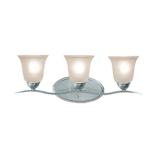 Woodbridge Lighting Beaconsfield 3-light Satin Nickel Bath Bar Light