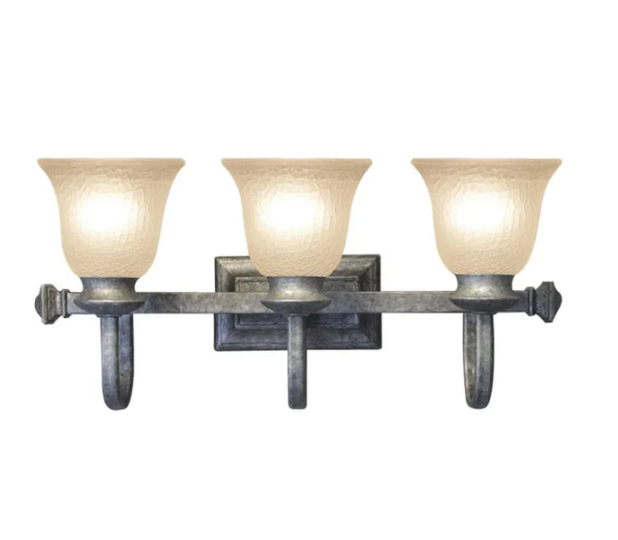 Woodbridge Lighting Dresden 3-light Greystone Bath Bar