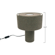 Wool Blend Table Lamp with Matching Shade