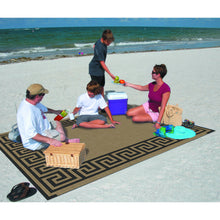Reversible Indoor/Outdoor Rug/Mat With Carry Strap - 9 x 12 Size