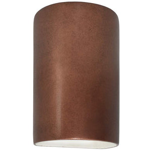 Ambiance Small Cylinder - Open Wall Sconce - Antique Copper - Incandescent