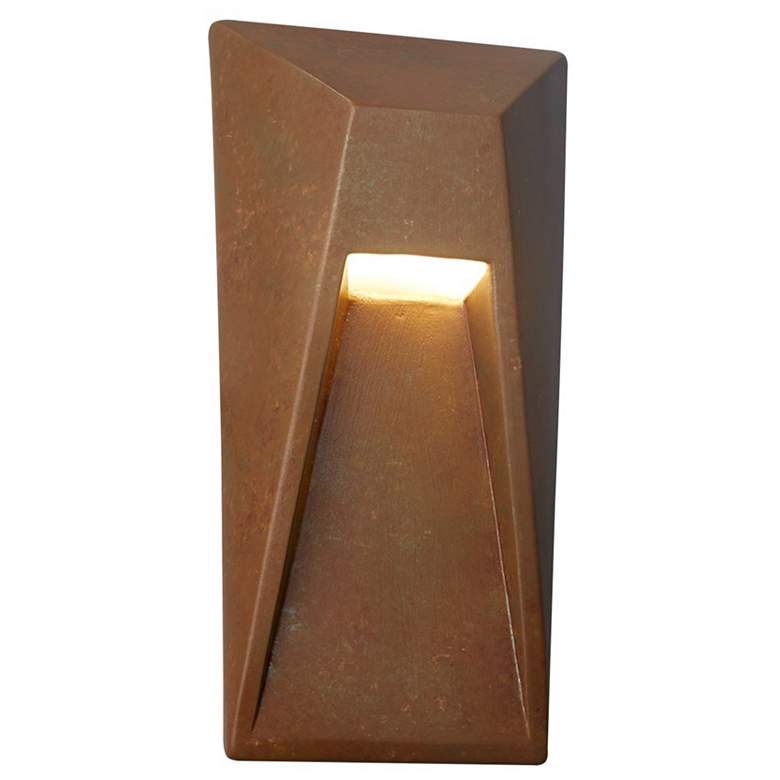 Ambiance Vertice LED Wall Sconce - Rust Patina