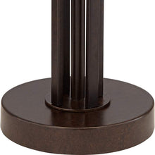 Andes Bronze Industrial Table Lamp with Double Shade