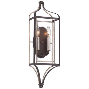 Astrapia 22" High Dark Rubbed Sienna 2-Light Wall Sconce