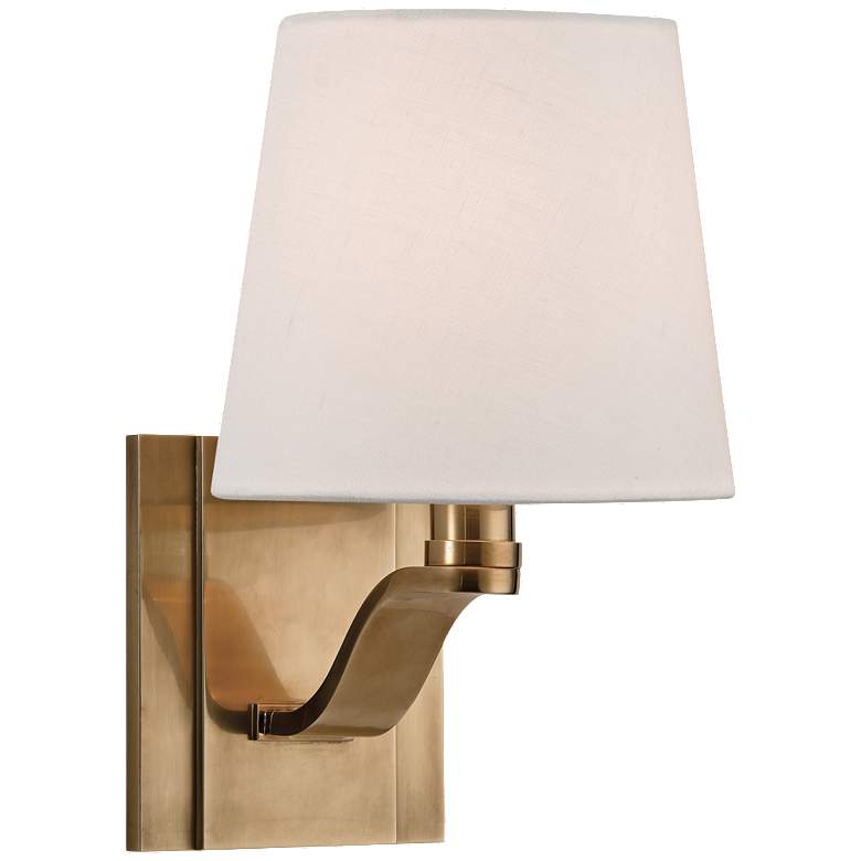 Clayton 1 Light Wall Sconce Aged Brass