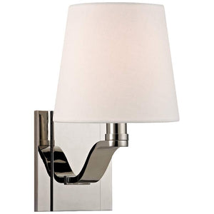 Clayton 1 Light Wall Sconce Polished Nickel