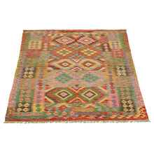 Anne Hathaway Collection Flat-weave Sivas Brown Wool Kilim Rug