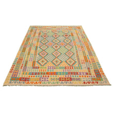 Flat-weave Sivas Ivory Wool Kilim