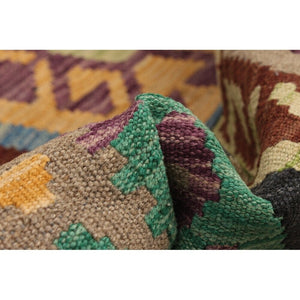 Anne Hathaway Collection Flat-weave Sivas Tan Wool Kilim Rug