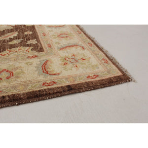 Hand-knotted Chobi Finest Dark Brown Wool Soft Rug