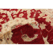 Hand-knotted Finest Red Wool Soft Rug