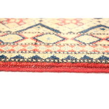 Hand-knotted Finest Gazni Red Wool Soft Rug