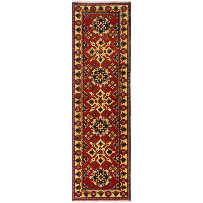 Hand-knotted Finest Kargahi Dark Copper Wool Soft Rug