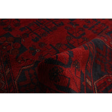 Hand-knotted Finest Khal Mohammadi Red Wool Soft Rug