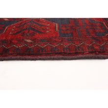 Hand-knotted Finest Khal Mohammadi Red Wool Soft Rug